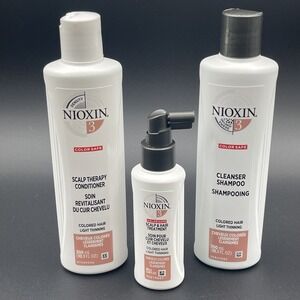NIOXIN System 3 Kit (10.1oz Cleanser / 10.1oz Scalp Therapy / 3.38oz Treatment)